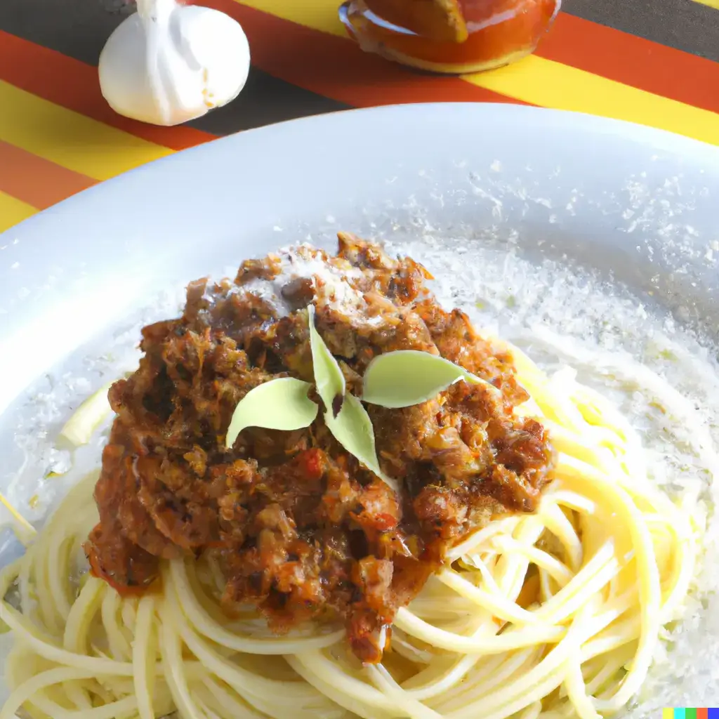 Das Bild zeigt Spaghetti Bolognaise